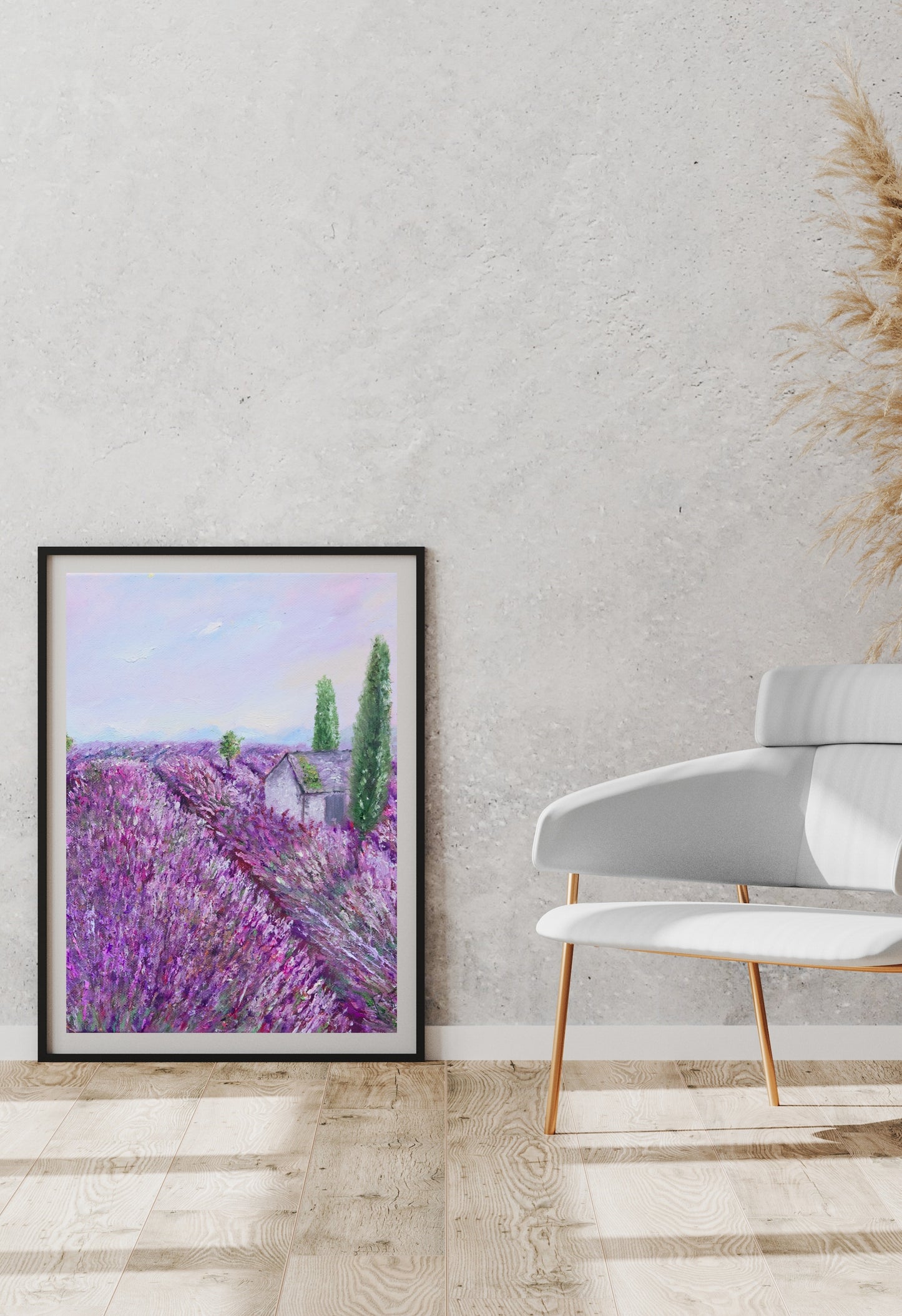 Lavender field (Framed poster)