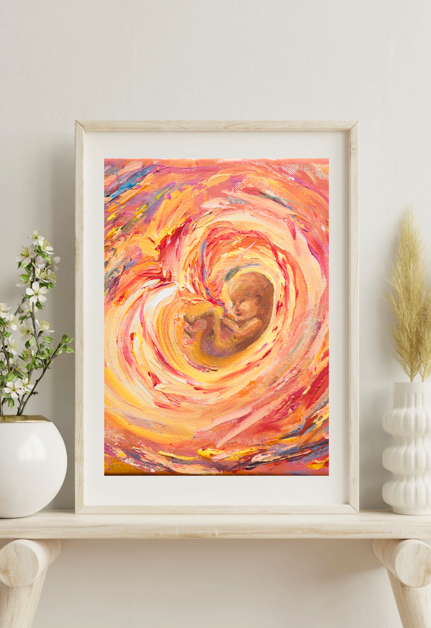 God of Compassion (Framed poster)