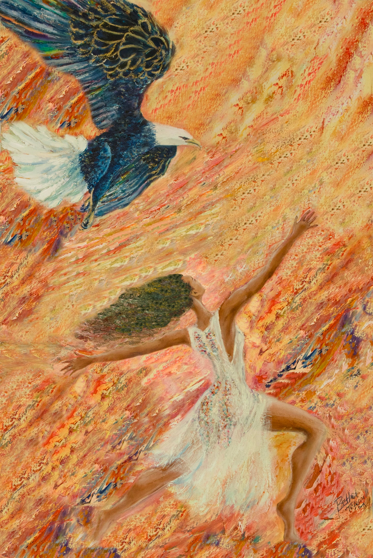 Rise with Wings of Eagle (Canvas)