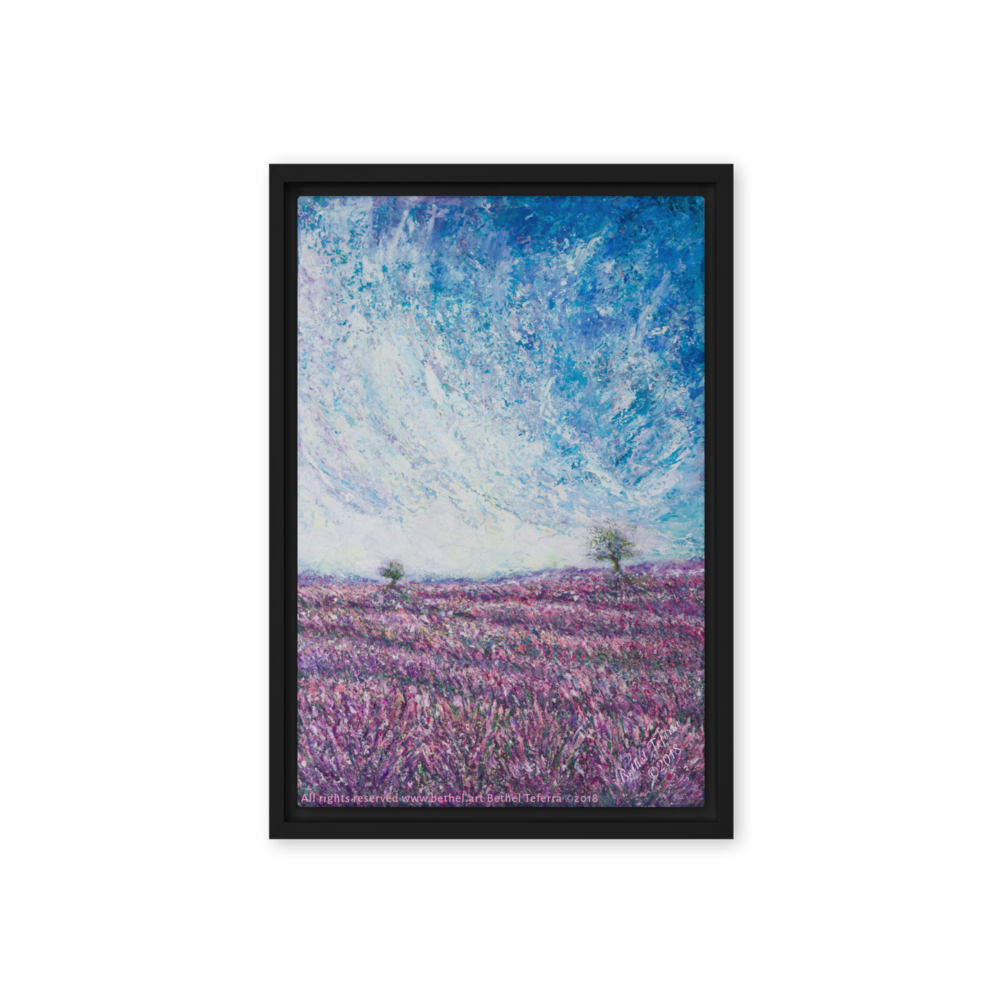 Clouds & Fragrances (Framed canvas)