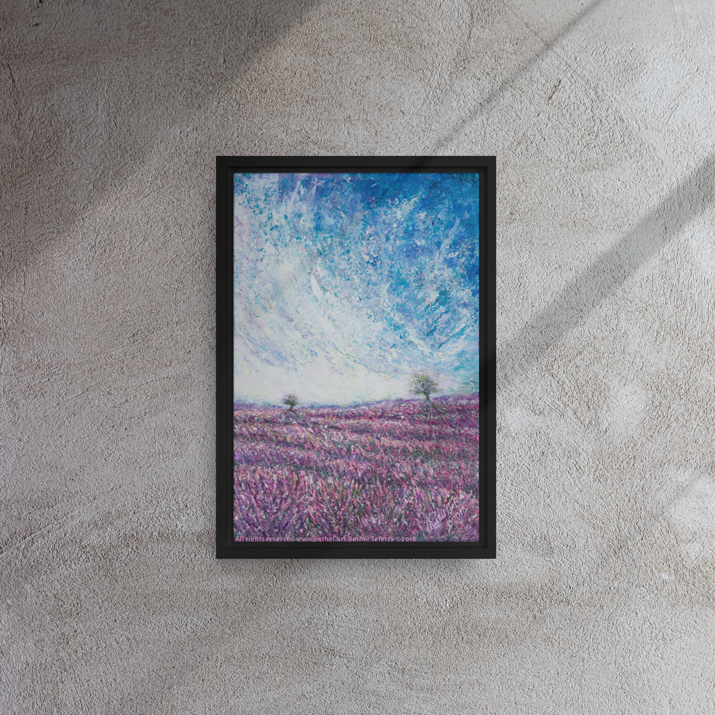 Clouds & Fragrances (Framed canvas)