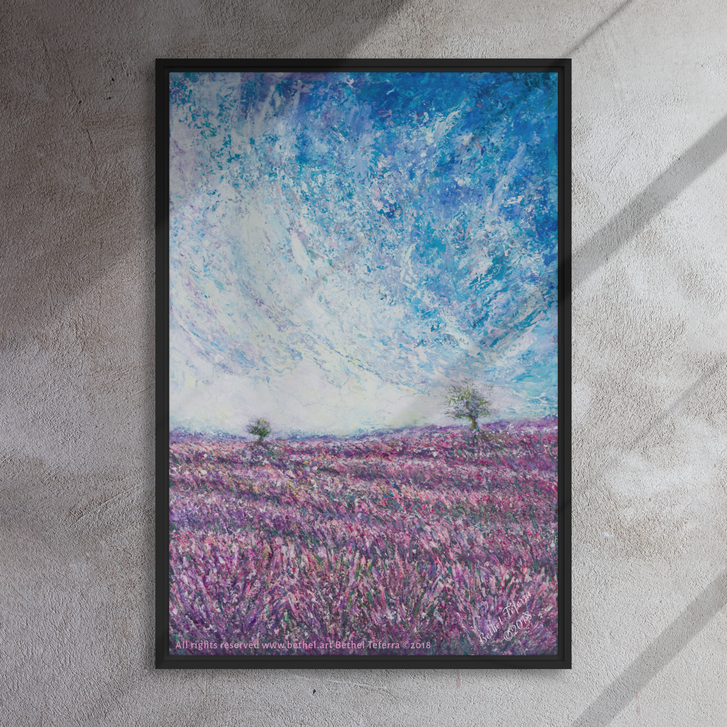 Clouds & Fragrances (Framed canvas)