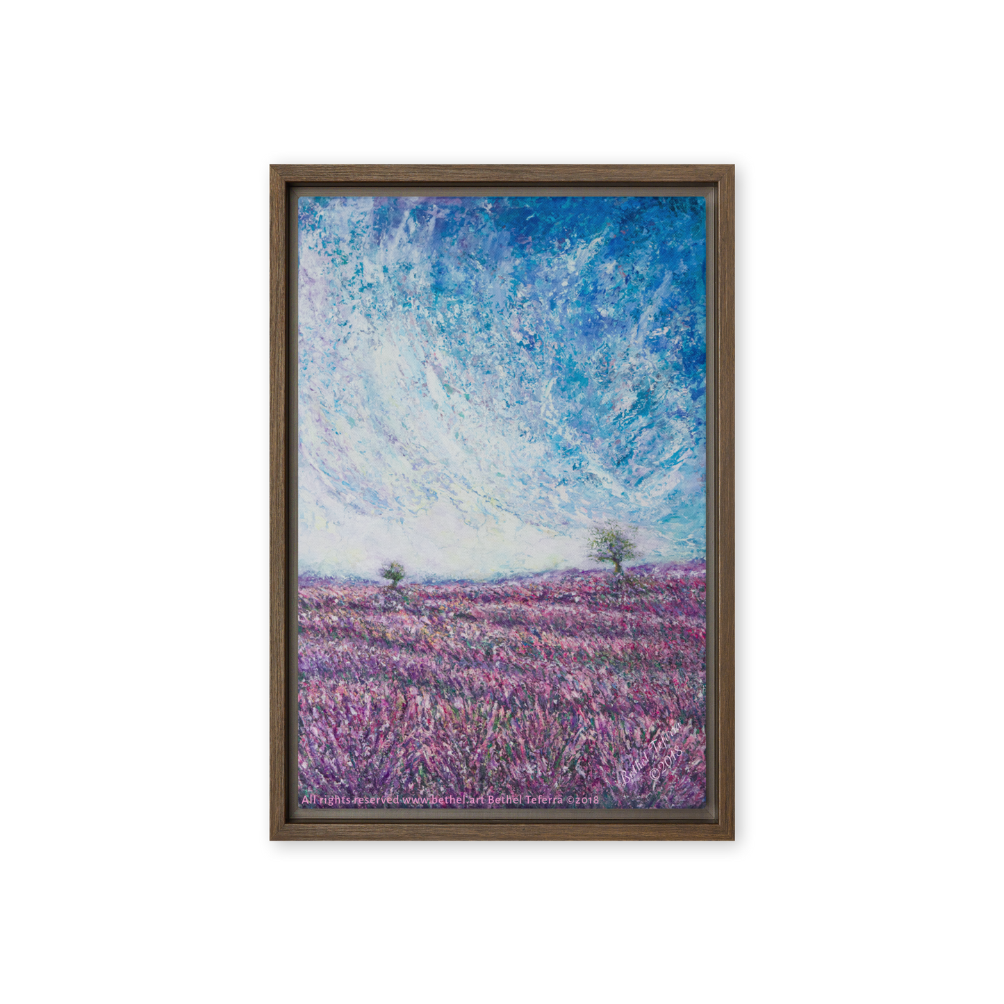 Clouds & Fragrances (Framed canvas)