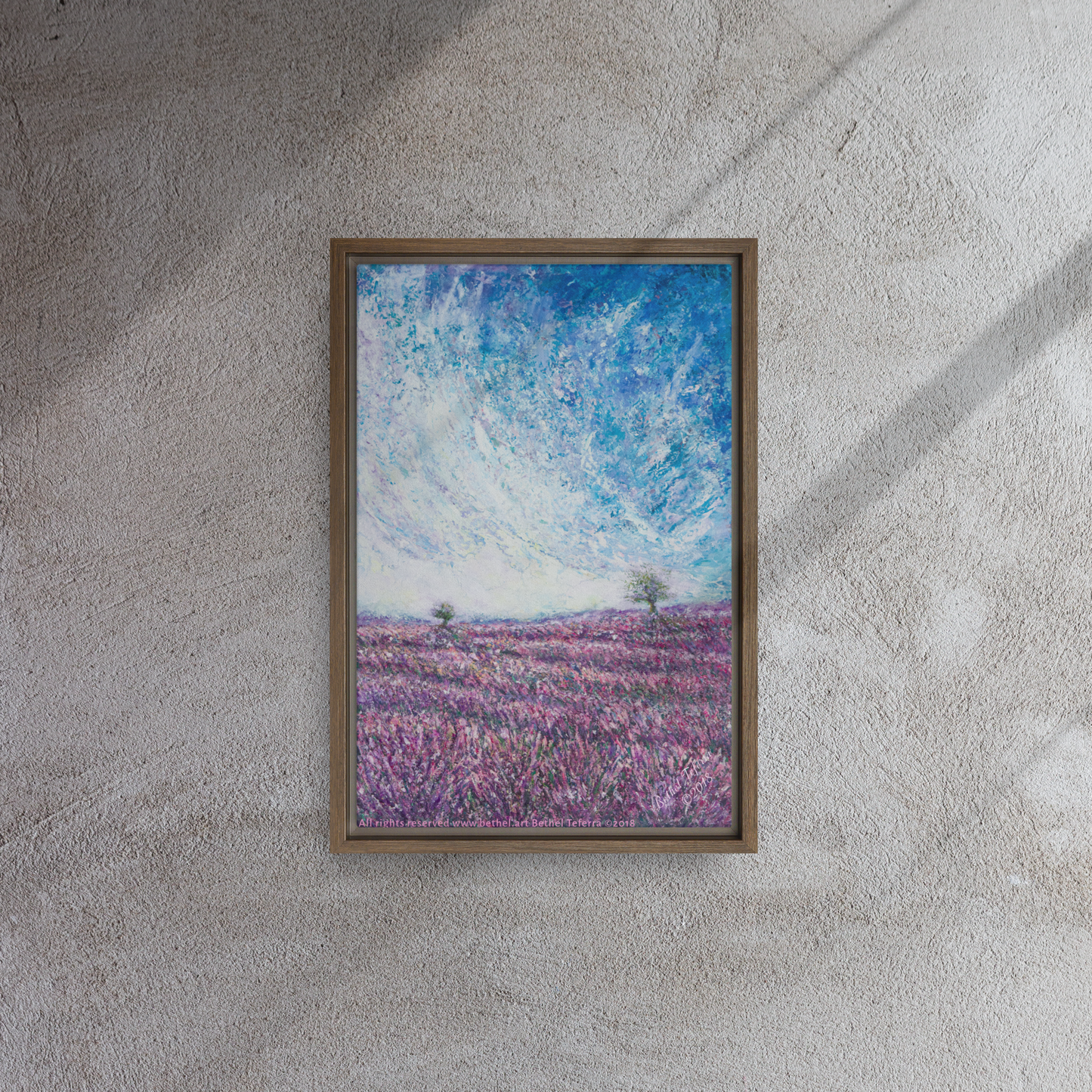 Clouds & Fragrances (Framed canvas)