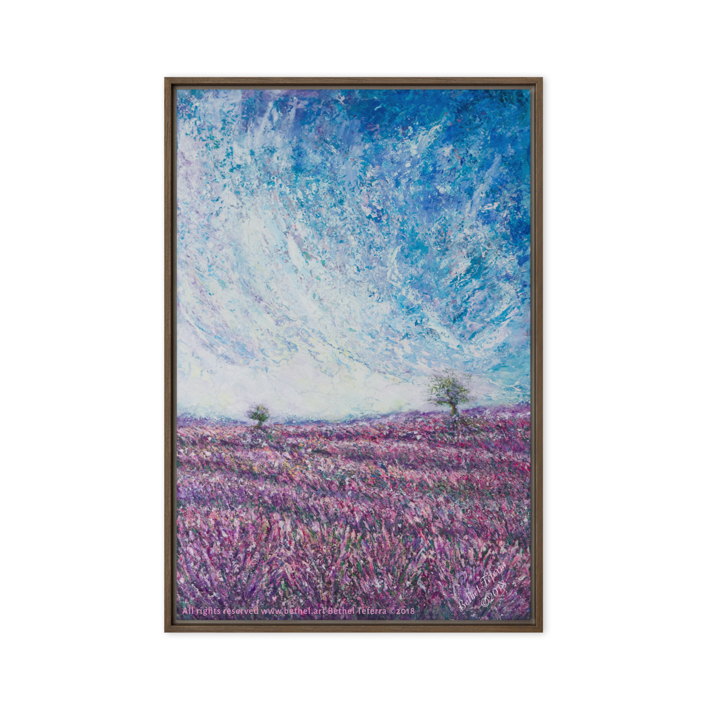 Clouds & Fragrances (Framed canvas)