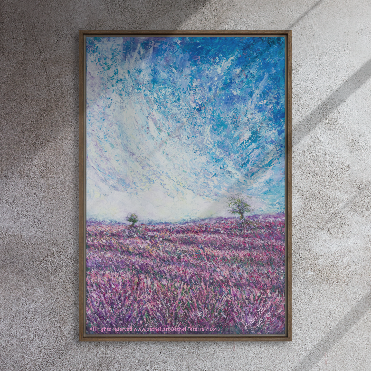 Clouds & Fragrances (Framed canvas)