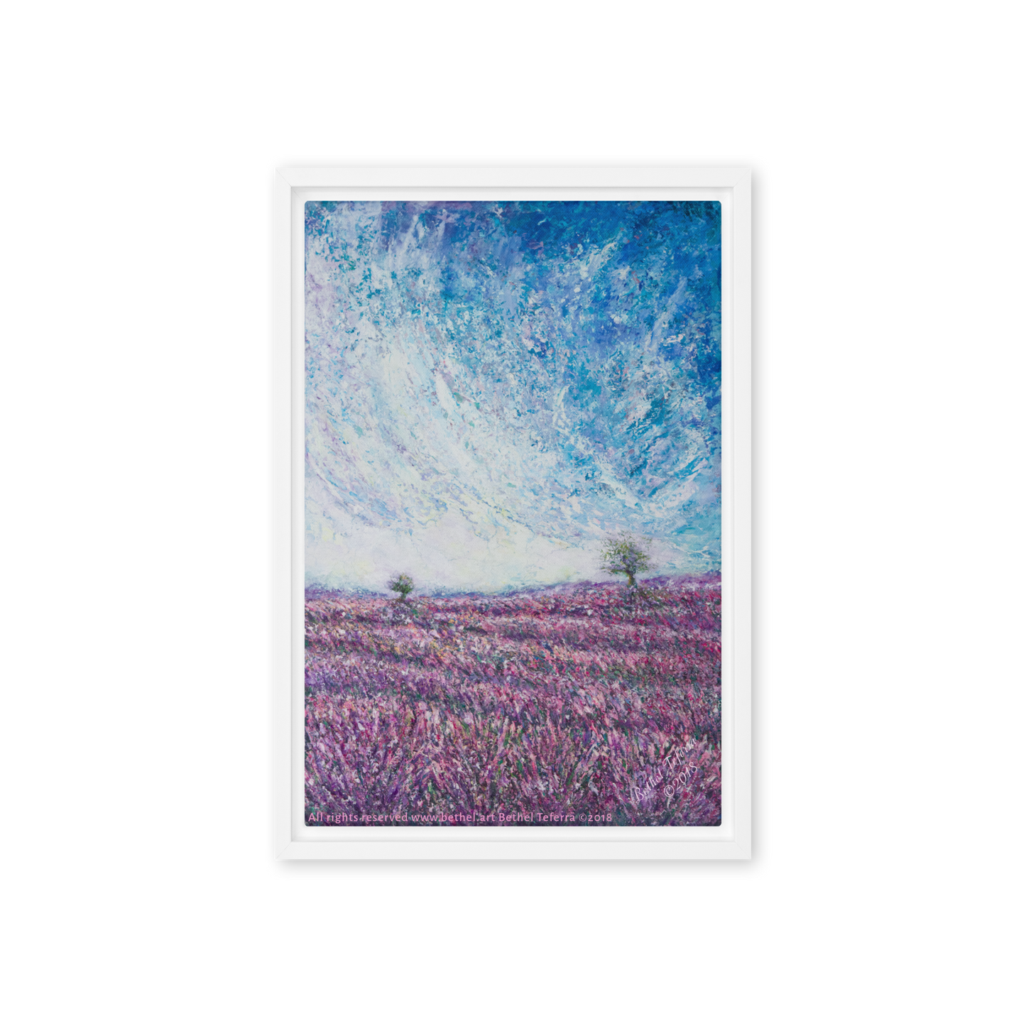 Clouds & Fragrances (Framed canvas)