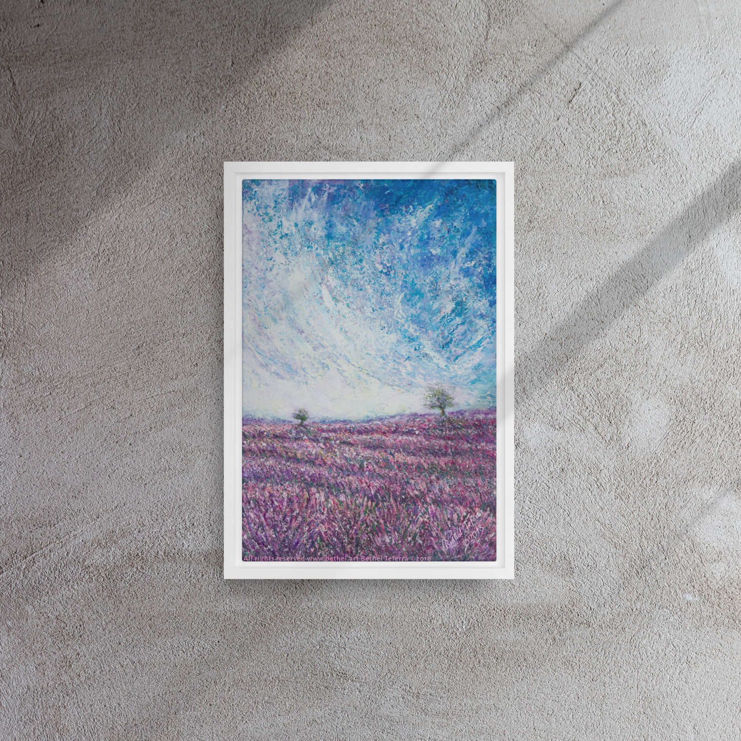 Clouds & Fragrances (Framed canvas)