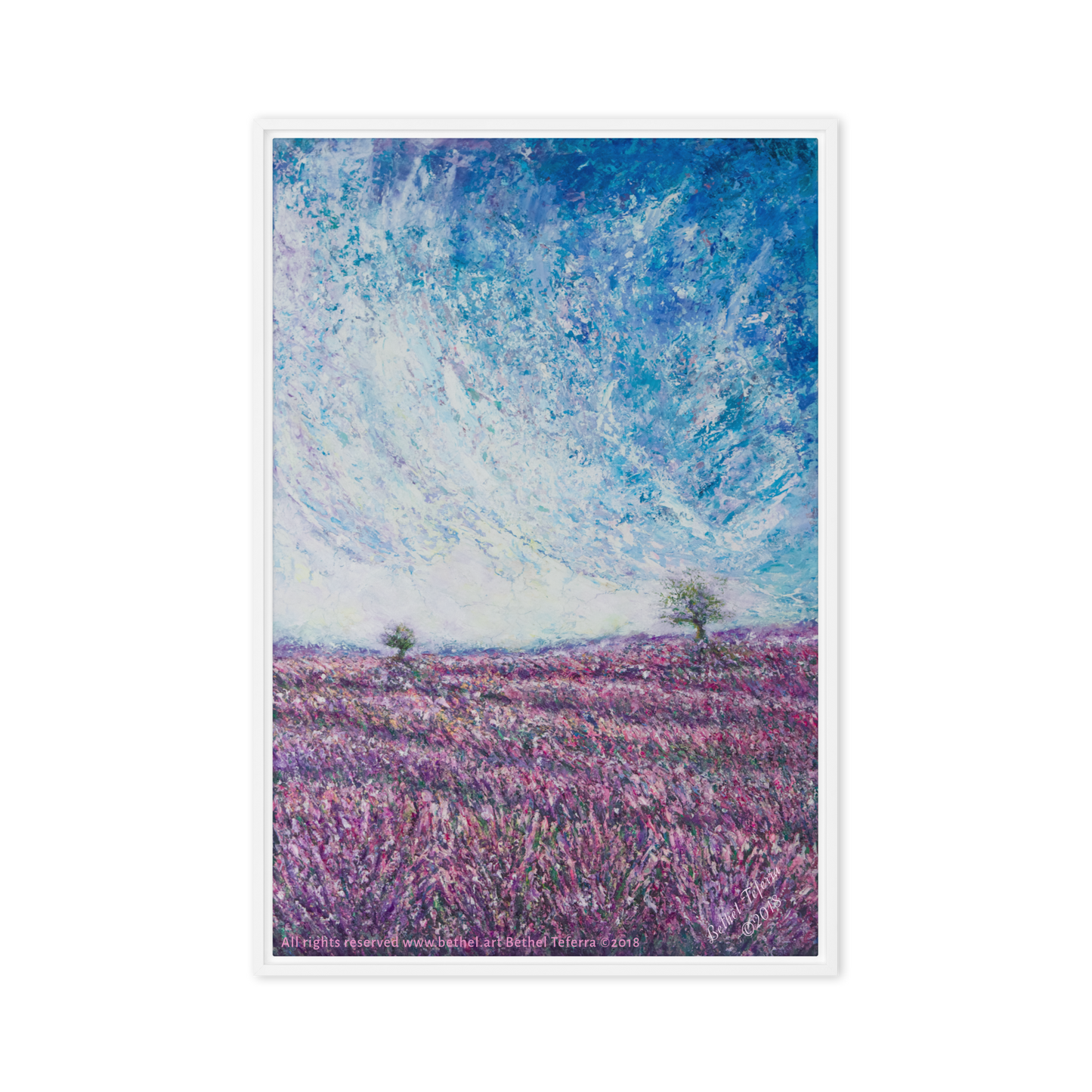 Clouds & Fragrances (Framed canvas)