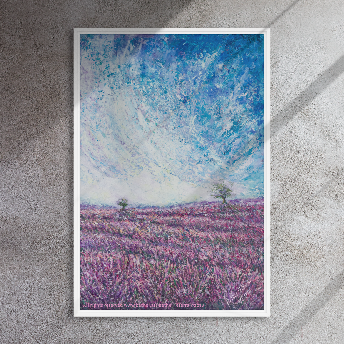 Clouds & Fragrances (Framed canvas)