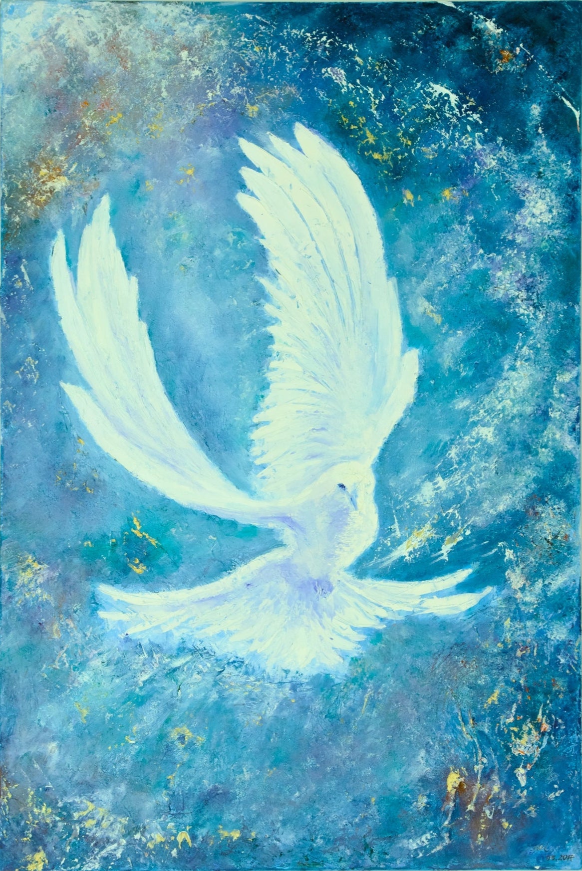Holy Spirit as a Dove (Canvas)