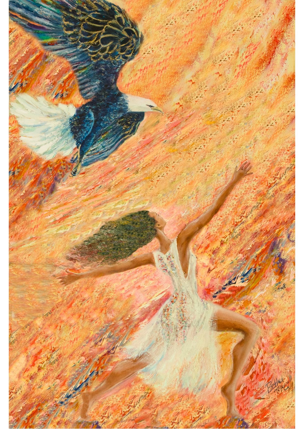 Rise with Wings of Eagle (Canvas)