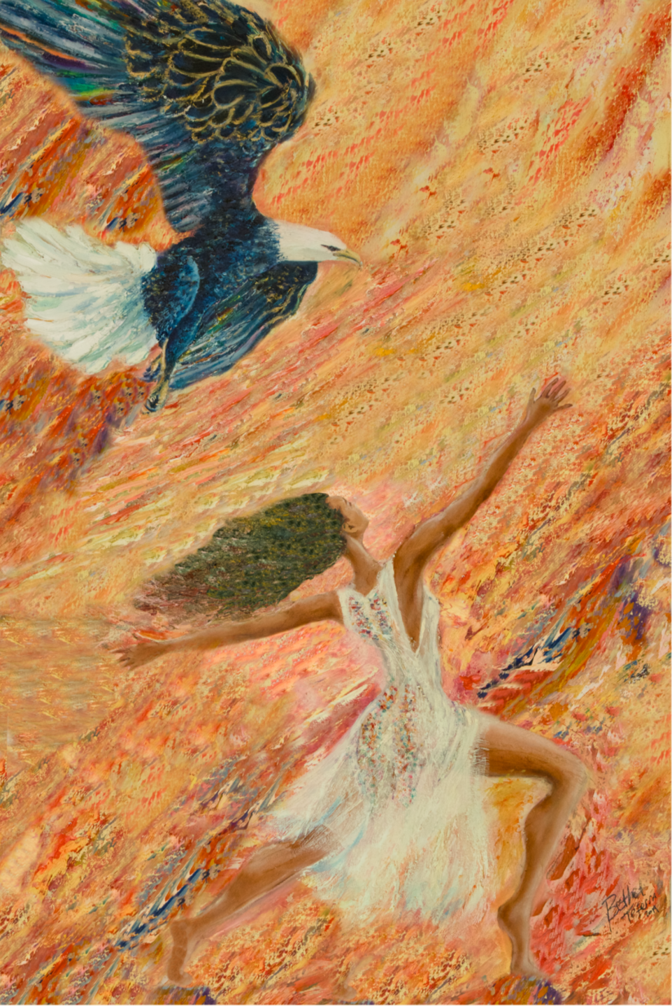 Rise with Wings of Eagle (Canvas)