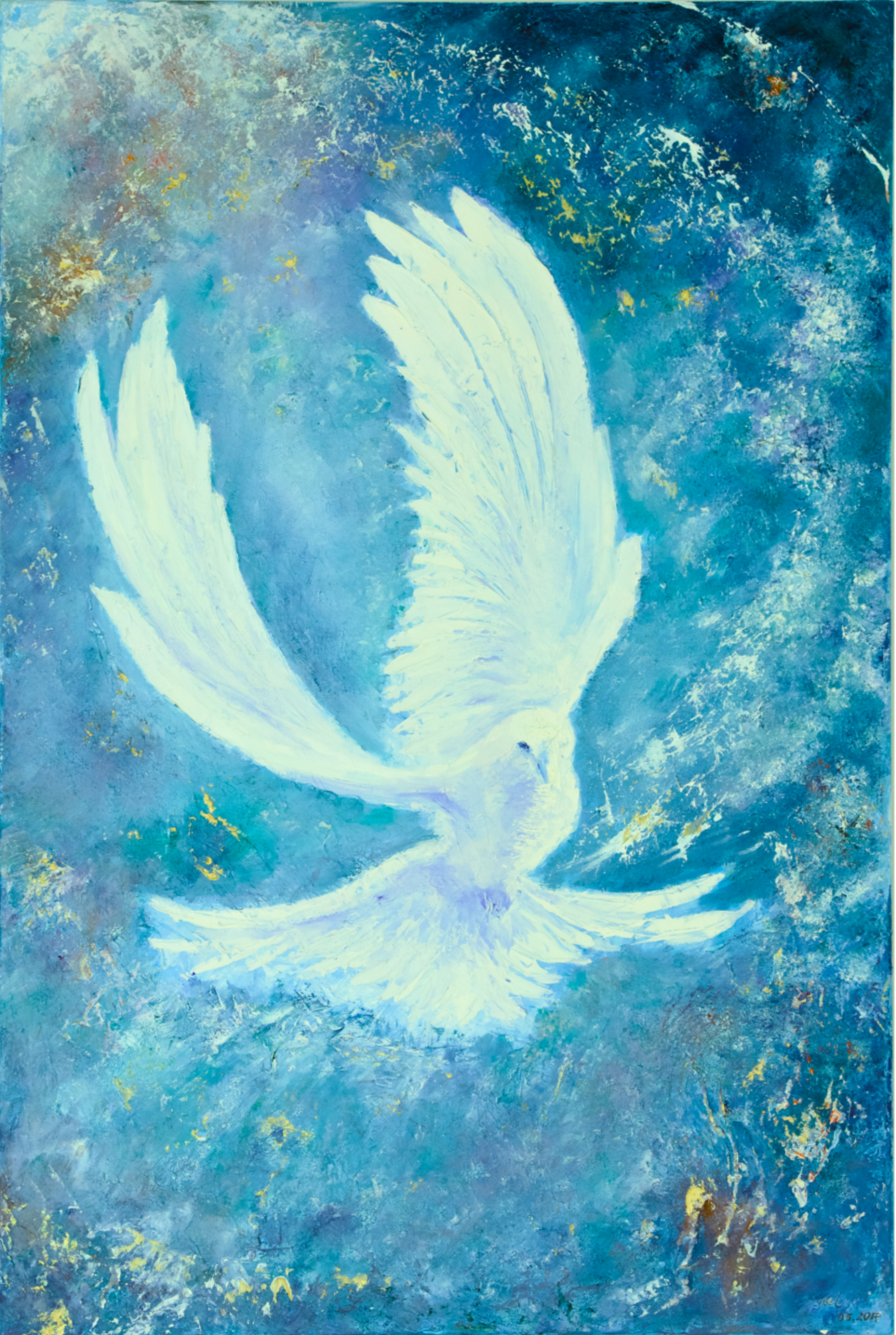 Holy Spirit as a Dove (Canvas)