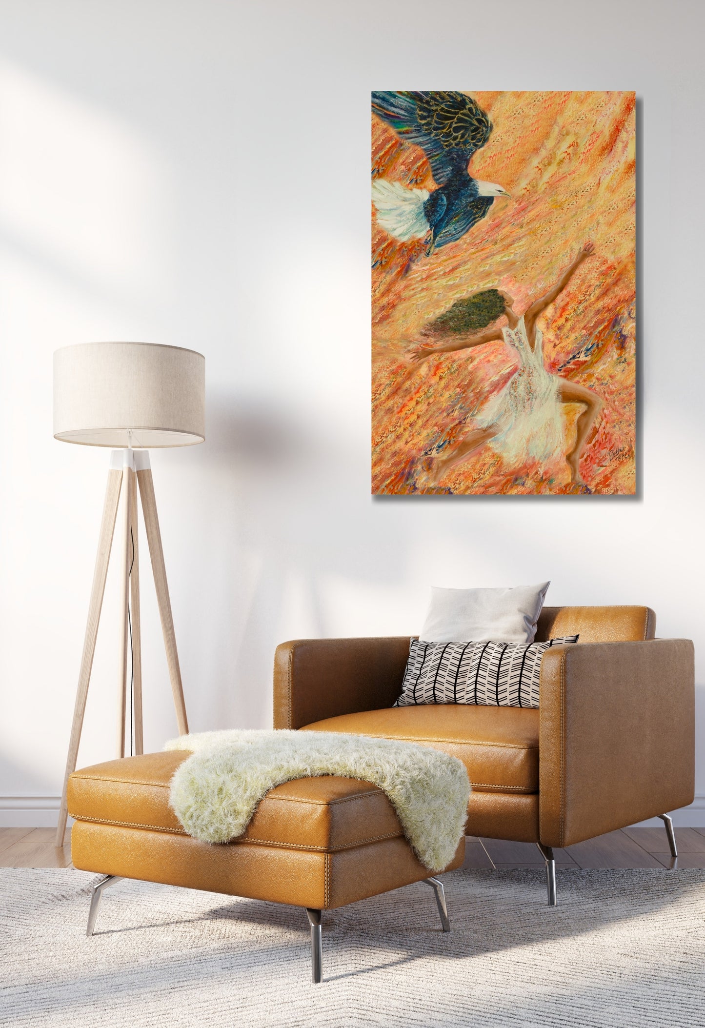Rise with Wings of Eagle (Canvas)
