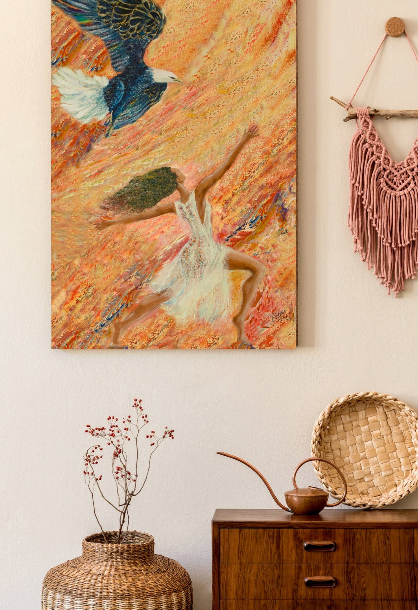 Rise with Wings of Eagle (Canvas)