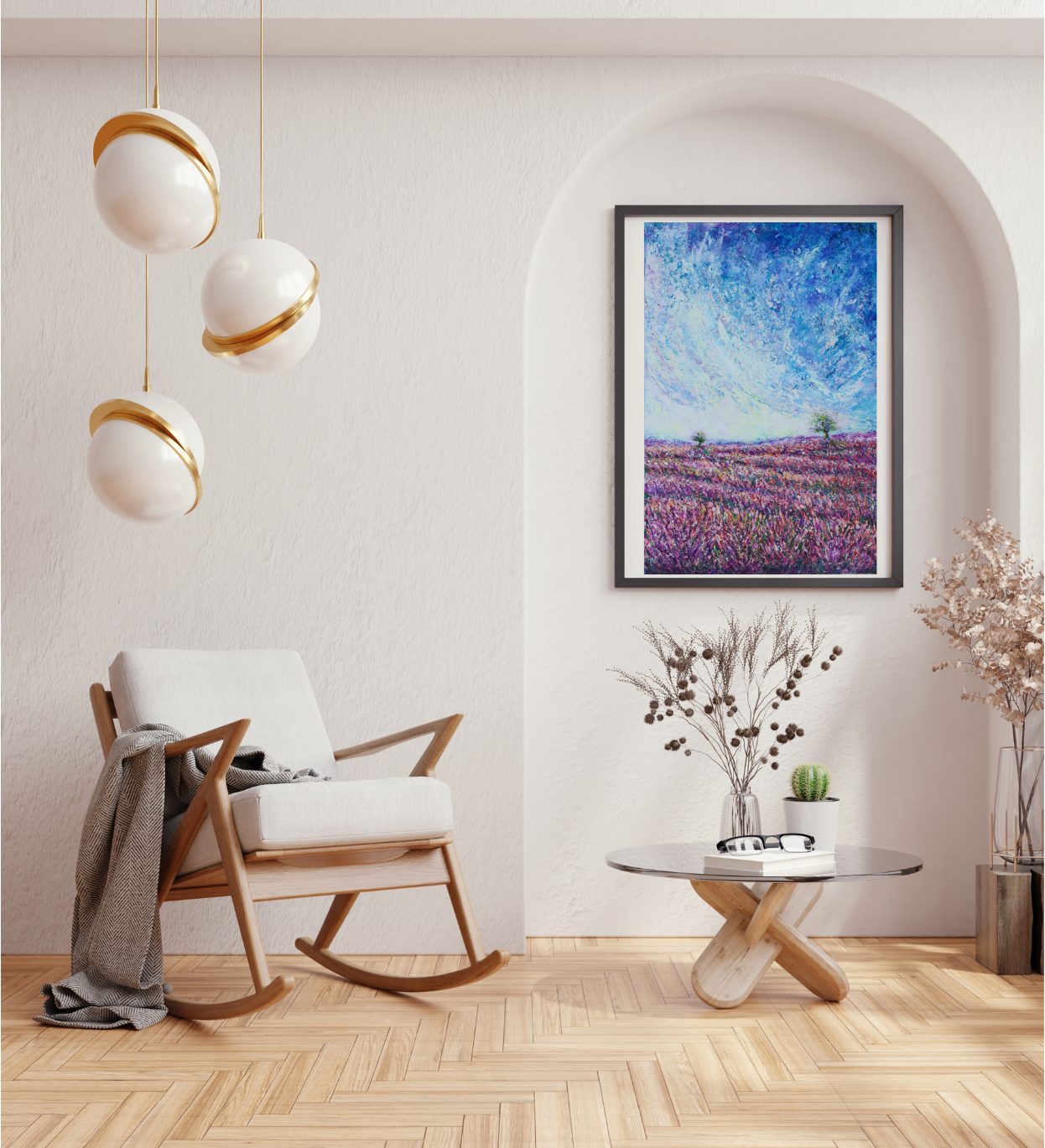 Clouds & Fragrances (Framed poster)