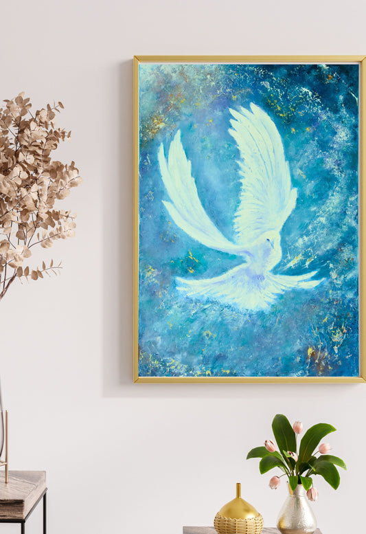 like a Dove (Framed canvas)