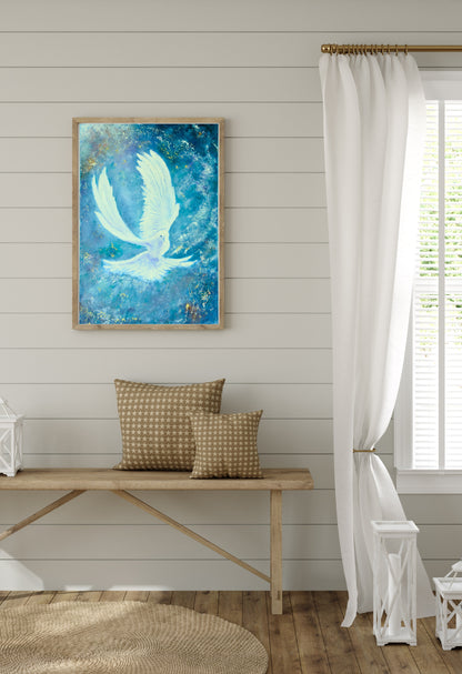 as a Dove Framed canvas (24x36")