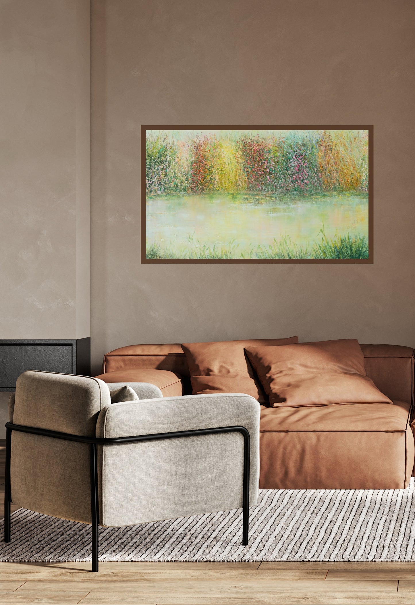 Crystal River (Framed canvas)