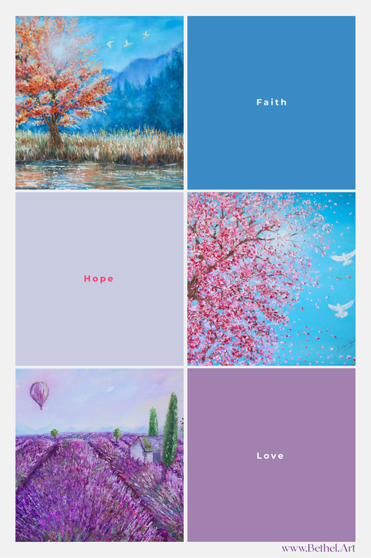 Faith+Hope+Love (Standard Postcard)