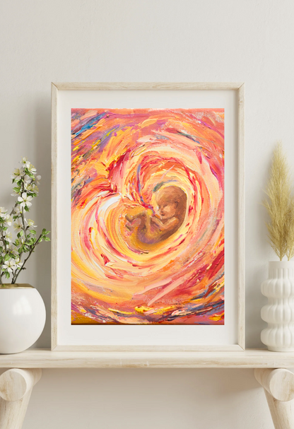 God of Compassion (Framed poster)