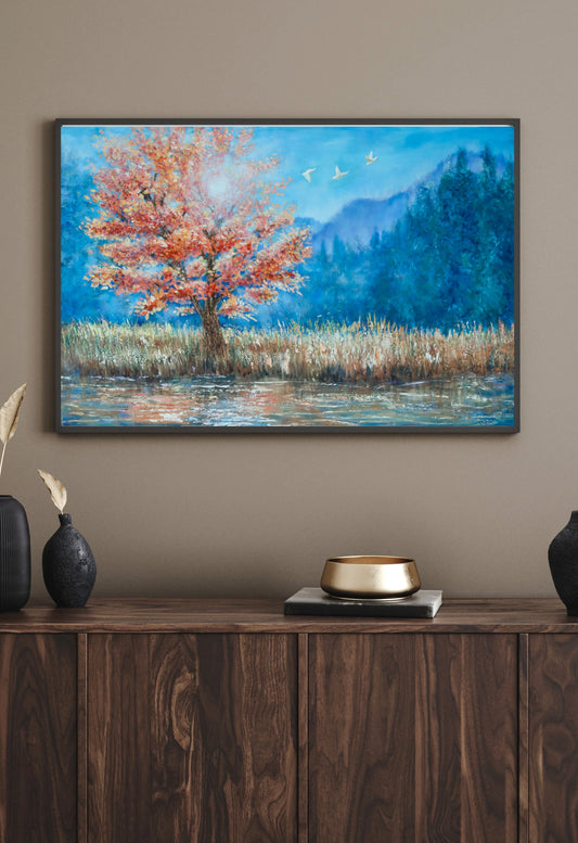 The Blessed (Framed canvas)
