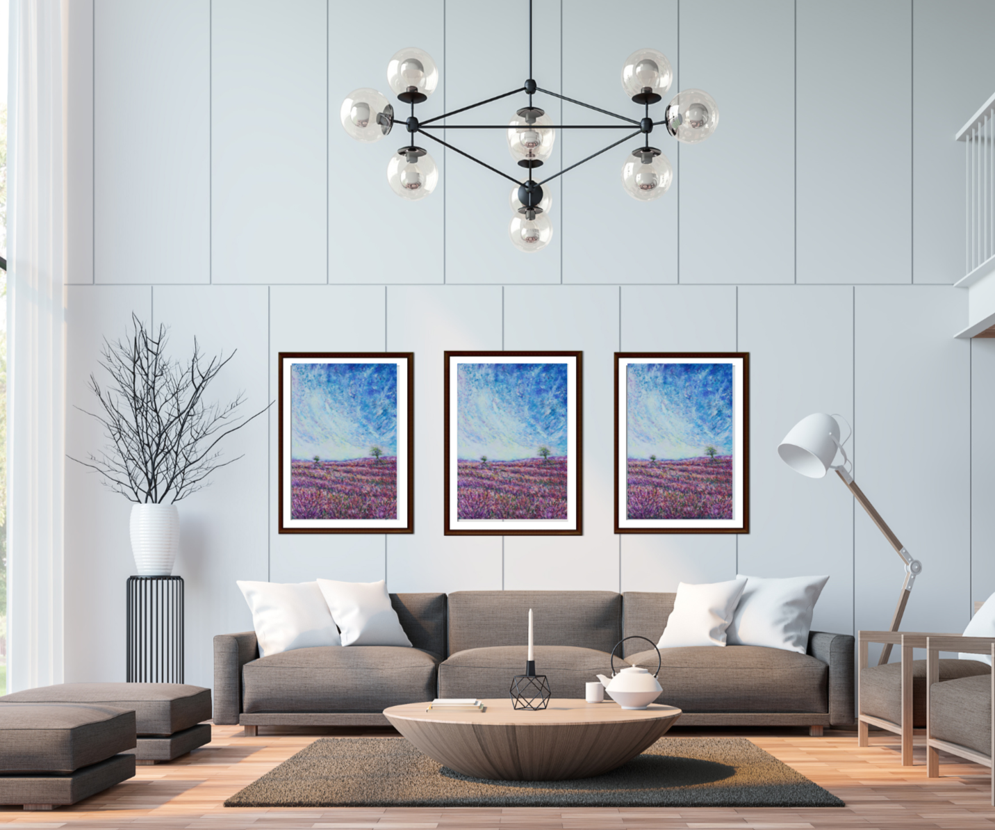 Clouds & Fragrances (Framed poster)