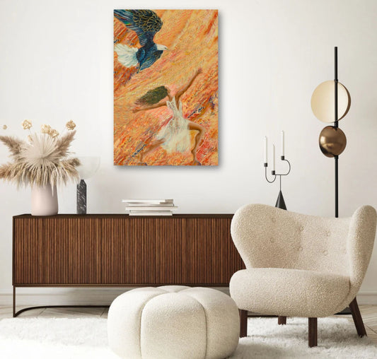 Rise with Wings of Eagle (Canvas)