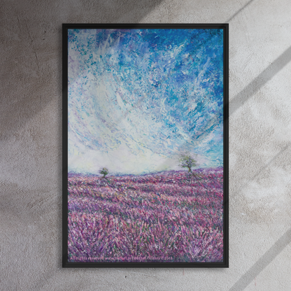 Clouds & Fragrances (Framed canvas)