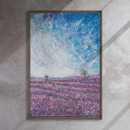 Clouds & Fragrances (Framed canvas)