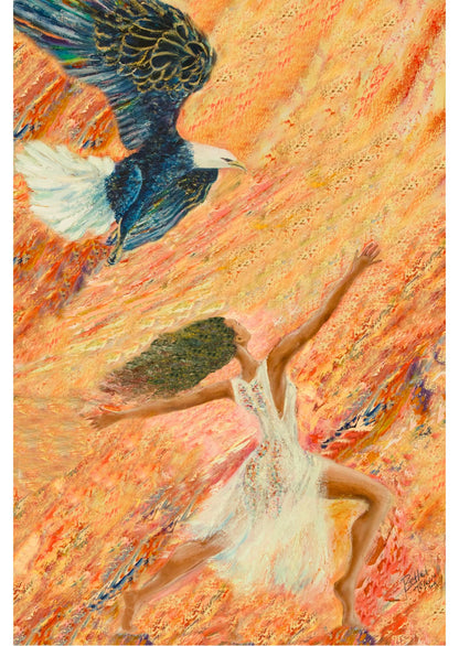 Rise with Wings of Eagle (Canvas)